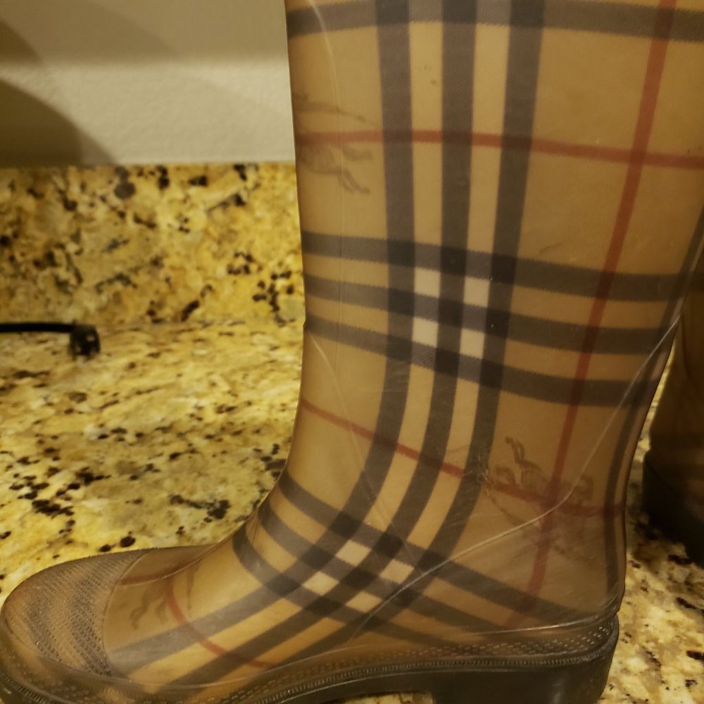 Burberry Rain Boots - Picture 3 of 7